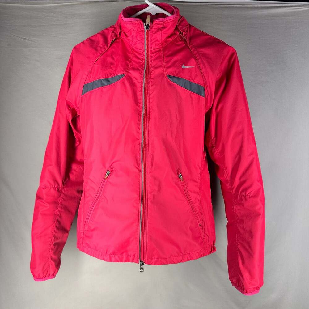Vintage 2000s Nike Men Convertible 2 in 1 Bicycle Jacket Vest Red Size Medium